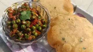 क्यों सब कह रहे हैं WOW🤯aaloo masala poori + चटपटी मटर की सब्ज़ी/ऐसा स्वाद कभी नहीं खाया होगा #viral