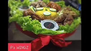 WINGZ PLATTER bY WINGZ FLAVORED CHICKEN