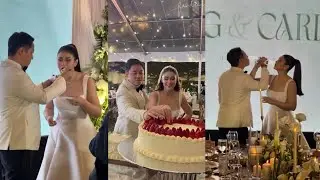 Wedding reception nina Carla Abellana at Reginald Santos 