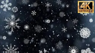 ❄️ 4K Snowfall Ambience &ndash; Relaxing Winter Sounds for Sleep, Study & Deep Relaxation