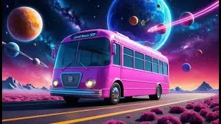 The Wheels on the Space Bus | Fun Space Song for Kids | Sing Along Space Adventure