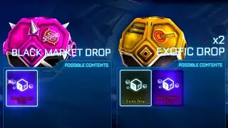 *NEW* BLACK MARKET DROP + 2 EXOTIC DROPS (Rocket League SEASON 17)
