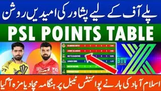 Psl peshawar zalmi points tableb2025 || psl point table 2025 || psl 2025 latest point table