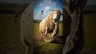 Will anyone come to save the sheep from the wild wolf attack #sheep #wildlife #rescue