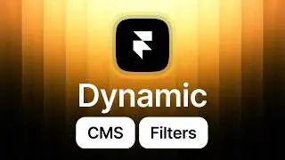 Framer CMS Dynamic Filters | Quick Tutorial