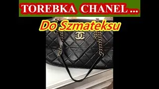 CHANEL TOREBKA SZMATEKS LUMPEX CIUCHY MOJE DO SZMATEKSU LUMPEKSU STYLIZACJA PORZĄDKI W SZAFIE🧡Nr.104