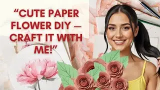 🥳&ldquo;Adorable Paper Blossom You Can Make at Home&rdquo;💖💫