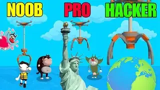 NOOB VS PRO VS HACKER || Claw Builder || With Oggy and Jack || Yashap gaming