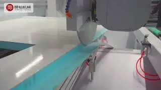 How to use cnc router cutting sandwich panel for refrigerated truck body#cncrouter #sandwichpanel