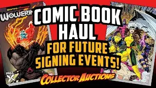 Comic Book Haul for Future Signing Events