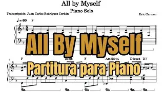All By Myself (Eric Carmen) - Partitura para Piano (Sheet Music for Piano)