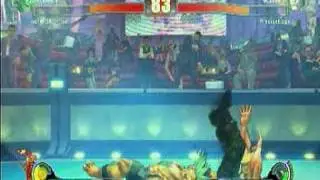 Street Fighter IV  Blanka vs Guile Ranked match