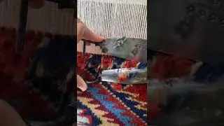 El dokuma halı makasla kesim #handmade #weaving #dokuma #halıdokuma #turkey