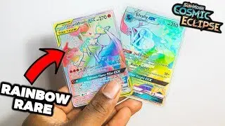 I PULLED RAINBOW RARE CHARIZARD & BRAIXEN GX! (DOUBLE RAINBOW PULL!) - Cosmic Eclipse Opening