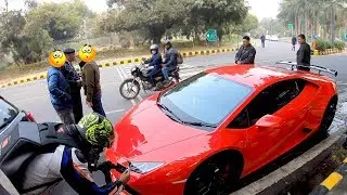 Lamborghini STOPPED by COPS