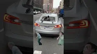 Crazy Tesla Powered by a Gasoline Generator?! 🤯 RARE Mod!