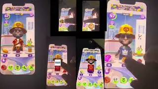 Too many talking tom eating
