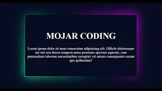How To Create Gradient Border Use |  HTML & CSS Only
