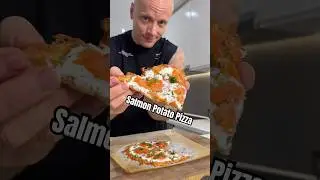 Salmon Potato Pizza 🍕 #cooking #recipe #highprotein