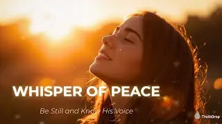 Whisper of Peace (Official Lyric Video) | TruthDrop Worship | Peaceful Worship Song for Stillness