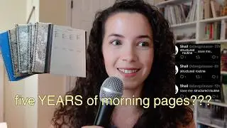 I've written morning pages (almost) daily for...five years?