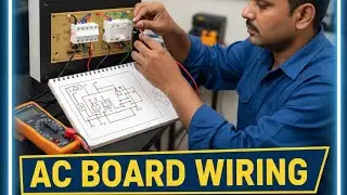 Ghar par AC Board ki wiring kaise karen? (Switch, Socket, Fuse, Indicator)