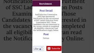 SSC Ladakh Selection Posts Recruitment 2023 &ndash; Apply Online for Posts