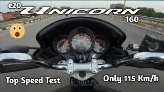 Honda Unicorn 160 Top Speed