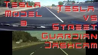 Tesla Model 3 - TeslaCam vs Street Guardian Dashcam