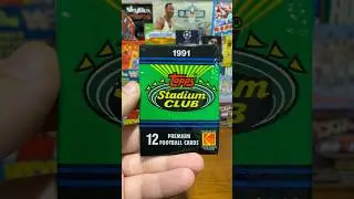 Футбольные карточки клуба NFL Topps Stadium 1991 года