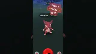 Pok&eacute;mon Go ✨SHINY✨ - Red Shiny Rattata!