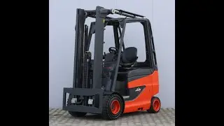 Linde E30H-01 (2018) electric forklift truck, duplex mast, 6106 hours worked, 81% battery capacity