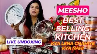 Meesho Trending Cooking Se Storage Tak Sab Kuch Ek Jagah &ndash; Premium Kitchen Product Haul Unboxing