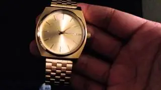 Nixon Time Teller All Gold