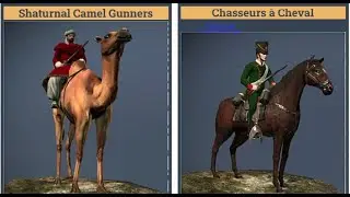 Napoleon: Total War 1vs1: Shaturnal Camel Gunners vs Chasseurs &agrave; Cheval
