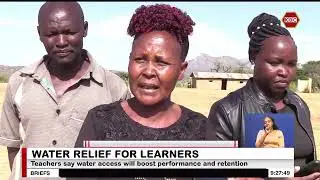 Hazina Sacco initiates a water project at Mokowon school in West Pokot