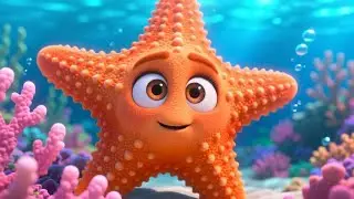 The Shy Starfish Wave Hello | Cute Ocean Rhyme for Kids | Nursery Rhymes & Songs for Children