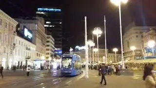 Zagreb at night