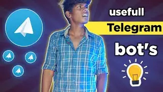 அருமையான 5 telegram bots | top 5 telegram bots in tamil | #telegrambots