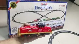 Unboxing Chinese diesel-electric locomotive Train Set Model with Oil & Car Carrier |  