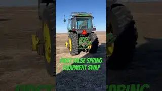 1st False Spring Equipment Swap #farming #farmequipment #spring