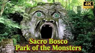 SACRO BOSCO | Garden Of Bomarzo | PARK OF THE MONSTERS | Italy | 4K