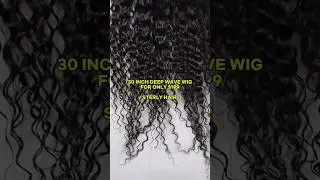 ONLY $199?! AFFORDABLE 30 INCH DEEP WAVE WIG FROM STERLY HAIR #30inchhair #wigs #deepwavewig