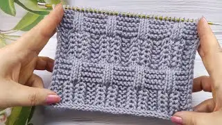 Relief Stitch Knit Pattern | Reliefmuster stricken | Punto Rilievo ai ferri | Point Relief au Tricot