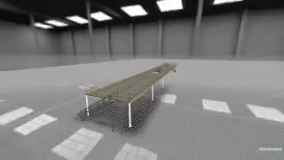 Custom Elongated Mezzanine