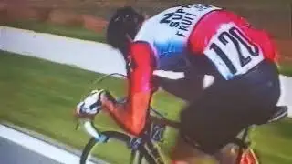 Kampioenschap van België wielrennen amateurs Oostnieuwkerke 1986 winnaar Chris Scharmin