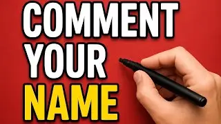 comment your name #live #namewritting
