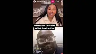 Ari Fletcher Goes Live with a Random Fan #arifletcher #fans #iam205