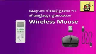 Wireless mouse using damaged remote.