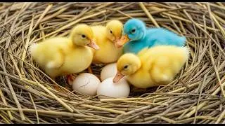 A Beautiful Farm Day ❄️ Cute Ducklings — An Egg Hatches a New Friend